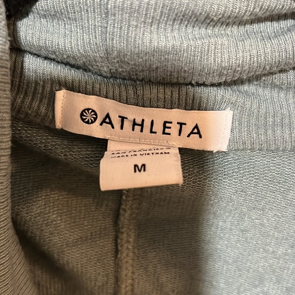 Athleta pranayama wrap medium green minimalistic gray - Picture 2 of 2